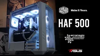 CoolerMaster HAF 500 x ASUS ROG | Ryzen 5 5600X | ROG Strix B550-F Wifi II | ROG Strix RTX 3060