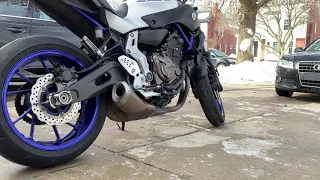 YAMAHA FZ-07 / MT-07 FREE STOCK EXHAUST MOD