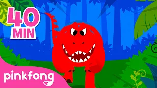 Kumpulan lagu dinosaurus | T-Rex, Pachycephalosaurus dan lain-lain | Pinkfong & Baby Shark