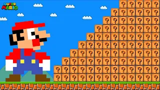 Can Giant Mario Collect 999 Item Blocks tried to beat Super Mario Bros.?