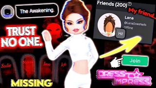 I Became FRIENDS With Lana from DRESS TO IMPRESS & It Was SCARY... | ROBLOX