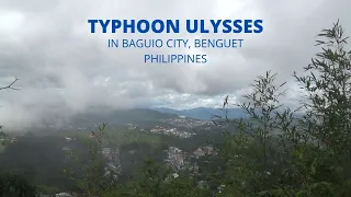 TYPHOON ULYSSES IN BAGUIO CITY, BENGUET_PHILIPPINES || NAPAKALAKAS NA HANGIN AT PABUGSO-BUGSONG ULAN