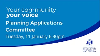 Planning Applications Committee - 11 Jan