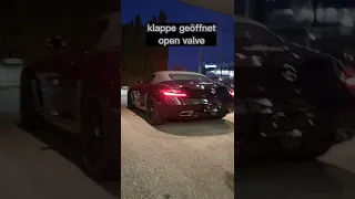 Mercedes SLS AMG Capristo Exhaust sound vs stock