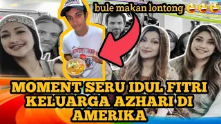 MOMENT IDUL FITRI KELUARGA AZHARI DIAMERIKA