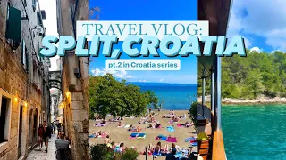 Travel Vlog!! Come explore Split, Croatia with us! (boat party, ice cream, beaches, and yum eats)
