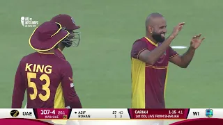 WI vs UAE: West Indies defeat UAE by 7 wickets in 1st ODI, Scores: Windies 206/3, UAE 202 (47.1)