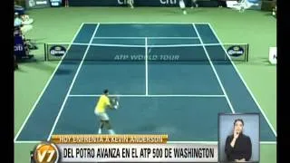 Visión 7: ATP de Washington: Avanza Del Potro