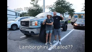 Happy 16th Birthday! Surprising Nephew with NEW TRUCK | Lamborghini Totaled??? | Episode 86