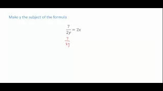 CSEC Maths - Changing the subject of the formula