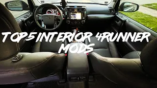 My top 5 interior 4Runner mods