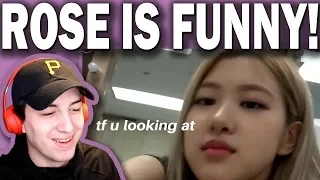 rosé being a chaotic crackhead (funniest moments) REACTION!