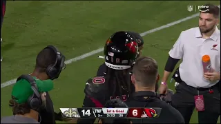 Kyler Murray Gets Into A Heated Argument  with Kliff Kingsbury