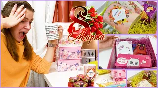 DIY / ИДЕИ подарков на 8 МАРТА 🎁 / РАСПАКОВКА ПОСЫЛКИ