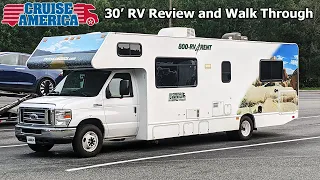 Cruise America 30' RV Review and Walk Through