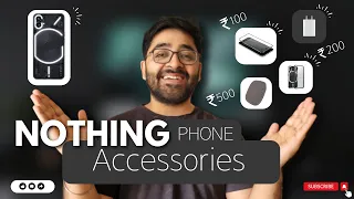 Nothing Phone 1 Accessories  - Tempered Glass | Phone Cover | Fast Charger | Wireless Charger