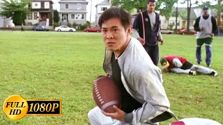 Jet Li showed black guys how to play American soccer / Romeo Must Die (2000)