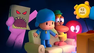 👹 POCOYO AND NINA - Horror Masks [92 min] ANIMATED CARTOON for Children | FULL episodes