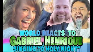 World Reacts to Gabriel Henrique Singing - "O Holy Night"