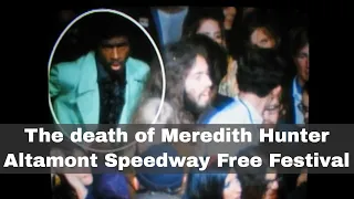 6th December 1969: Meredith Hunter killed at the Altamont Free Festival