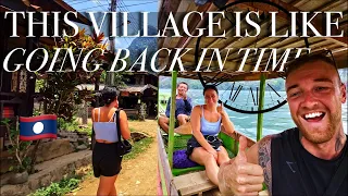 🇱🇦This Village in Laos Is ONLY Reachable By Boat from Nong Khiaw!