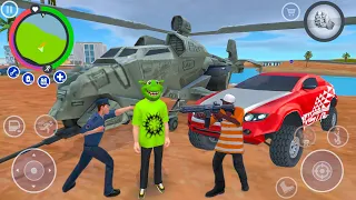 Vegas City Driving 4x4 Monster Truck and Military Helicopter Police Escape - Android Gameplay.