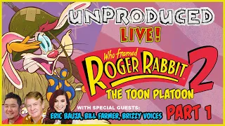 Roger Rabbit 2: Toon Platoon Part 1 of 2 | UNPRODUCED LIVE! | Lowcarbcomedy