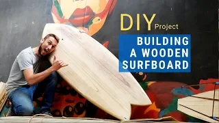 Building A Wooden Surfboard  - A Classic 5'11 Wooden Fish