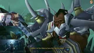 Wrath Lich King Cutscene Reaction!