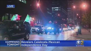 Revelers Celebrate Mexican Independence Day Downtown