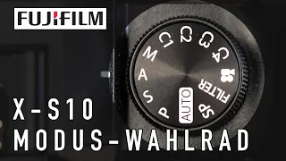 Fujifilm X-S10 - das Modus-Wahlrad