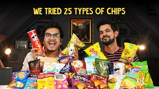 We Tried 25 Types Of Chips | Ok Tested