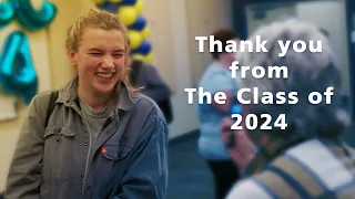 Thank you from the Class of 2024!