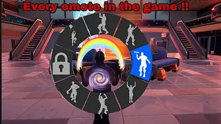 How to Get Every Emote In the game for Free! in Creative New Map !!