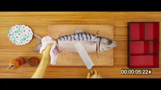 re-dubbed 'Isle of dogs' foley project sushi scene