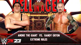 Randy Orton Destroyed Andre the Giant | Legend Vs Legend Killer - WWE 2K23 PS5 [4K]