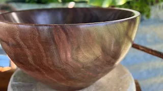 My First Black Walnut Bowl!