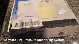 Kormate Tire Pressure Monitoring System (TPMS) Test - Made for RV’s, Trucks, and Trailers