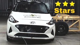 2020 Hyundai i10 Crash & Safety test Euro NCAP Three stars Ratings