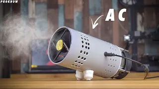 Making a Powerful AC from Peltier| Homemade AC for Summer