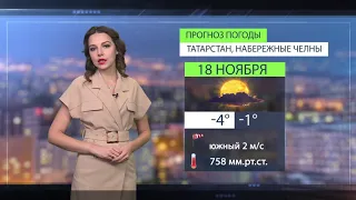 Прогноз погоды в Набережных Челнах на 18 ноября 2021 г.