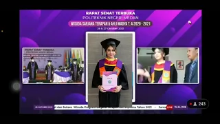 Wisuda Politeknik Negeri Medan , 26 Okt 2021