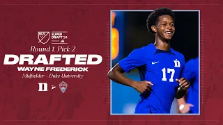 "He's got some interesting versatility": Colorado Rapids draft Wayne Frederick from Duke