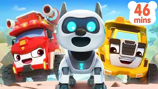 Earthquake Rescue Team | Rescue Robot Dog🐾 | Monster Cars | Kids Songs | Kids Cartoon | BabyBus