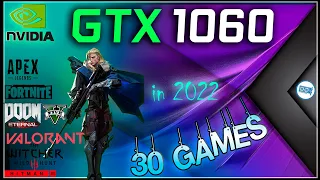 *NVIDIA GeForce GTX 1060 3GB in 25 GAMES   | 2021-2022