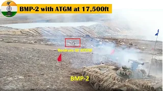 BMP-2 with ATGM in action at 17,500 feet in North #Sikkim