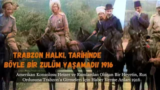 Eski Trabzon |  Rus Film Arşivinden ; Trabzon Halkı, Tarihinde Böyle Bir Zulüm Yaşamadı! 1916