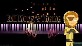 Evil Morty's Theme - For The Damaged Coda (Piano Cover)