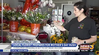 Local florist prepares for Mother's Day rush