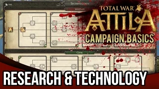 Total War: Attila | Campaign Basics Tutorial - Research & Technology